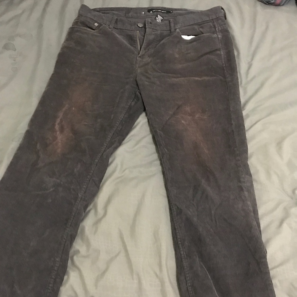 Faded Black Corduroys, Calvin Klein